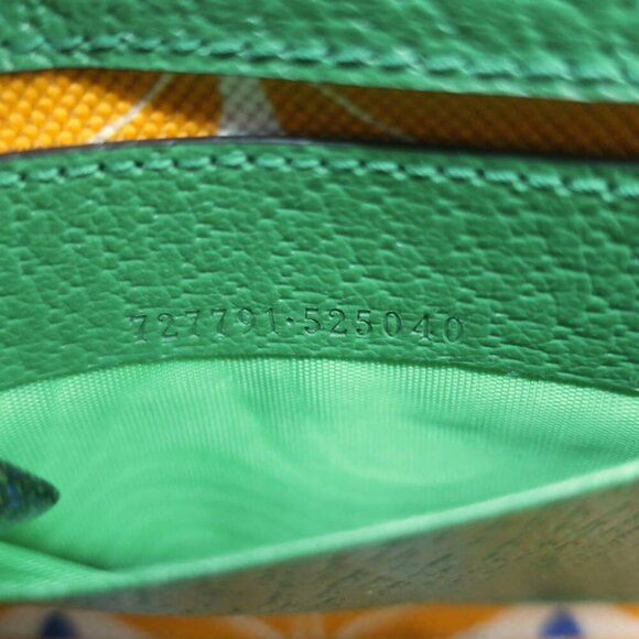 Gucci x Adidas Web Strap Mini Crossbody Flap Bag Green Leather NEW - Picture 13 of 13